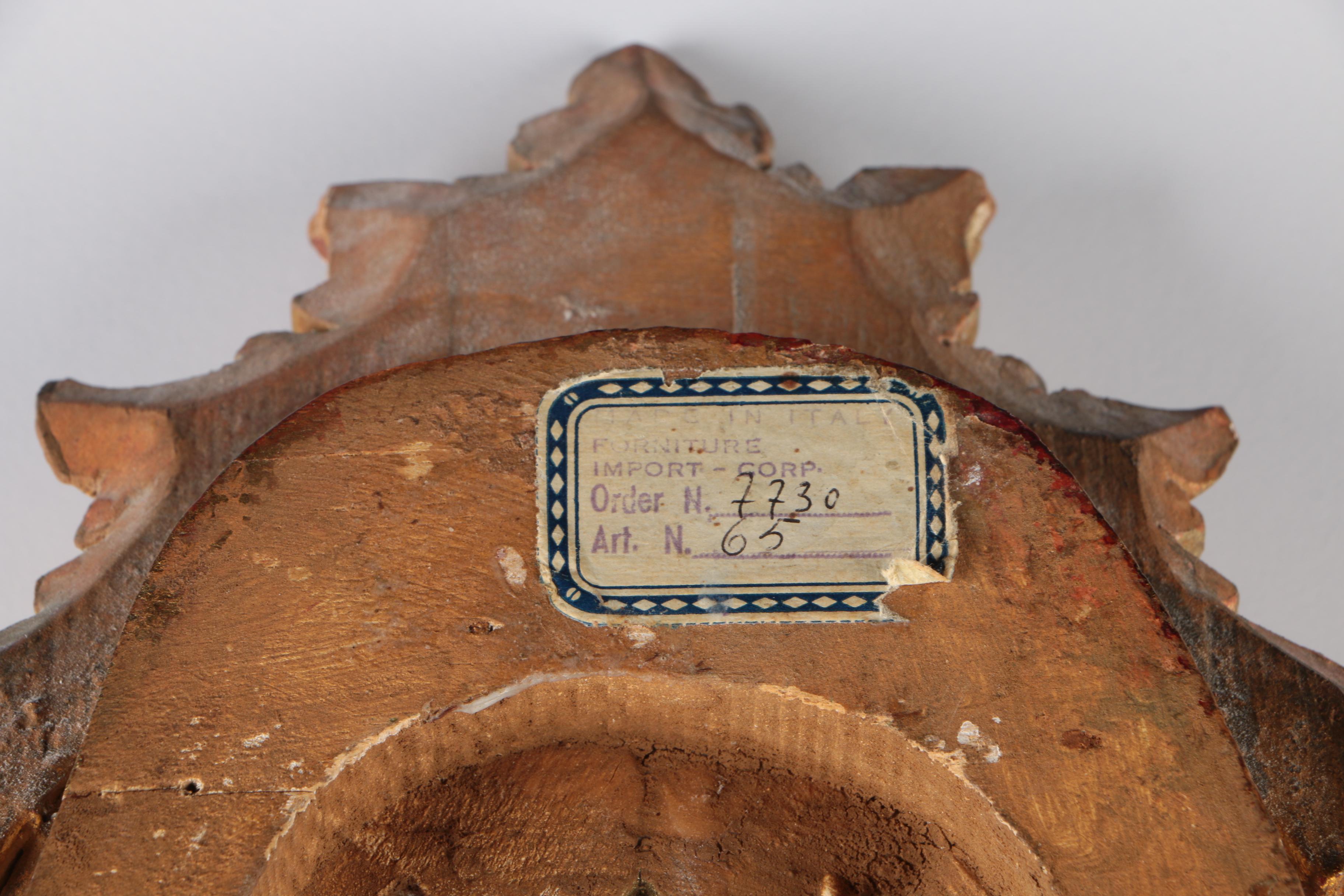 Gold Tone Wall Hanging Mirror