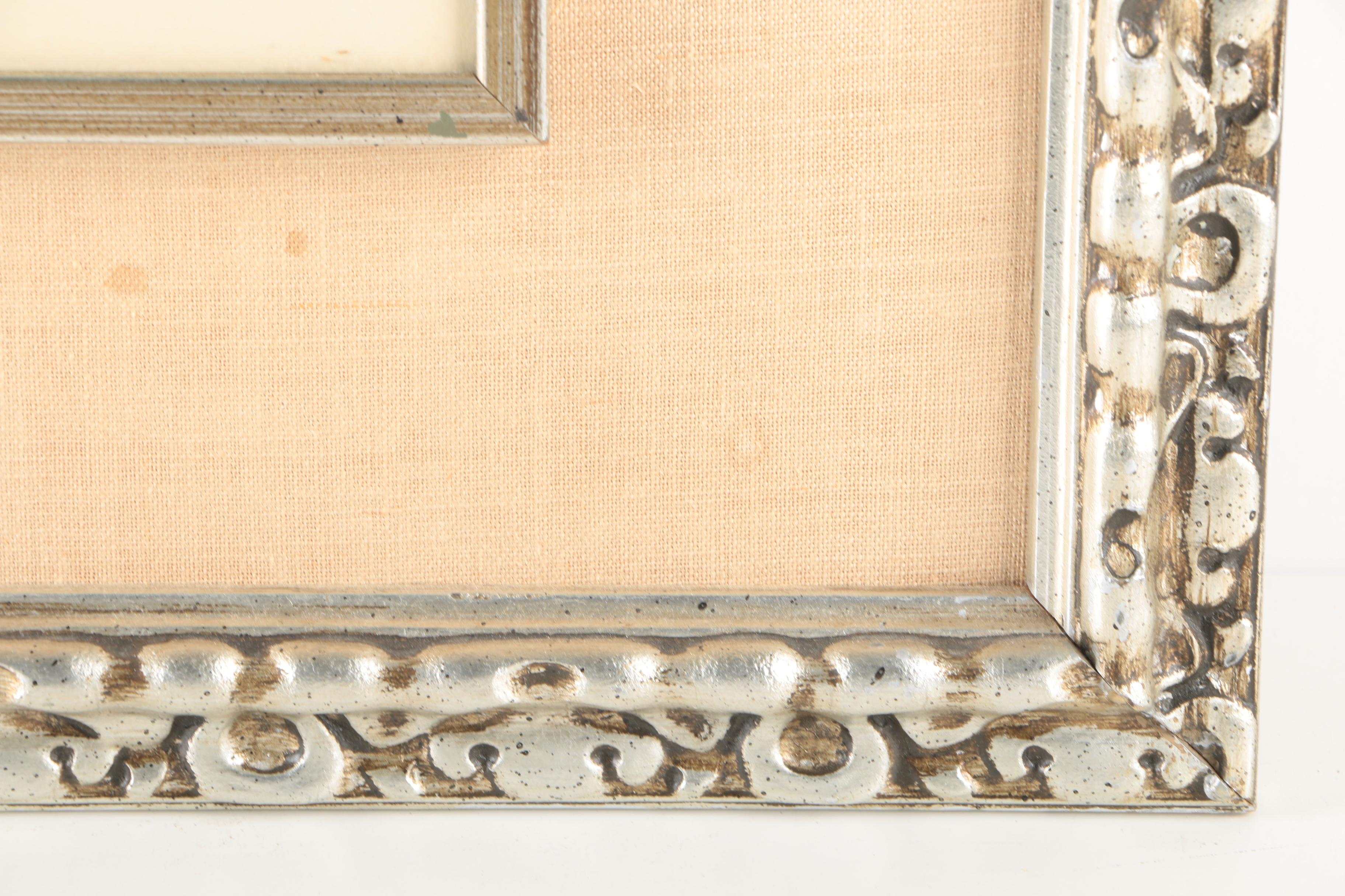 Mixed Media Painting on Paper of Portrait Attributed to Endre Szasz