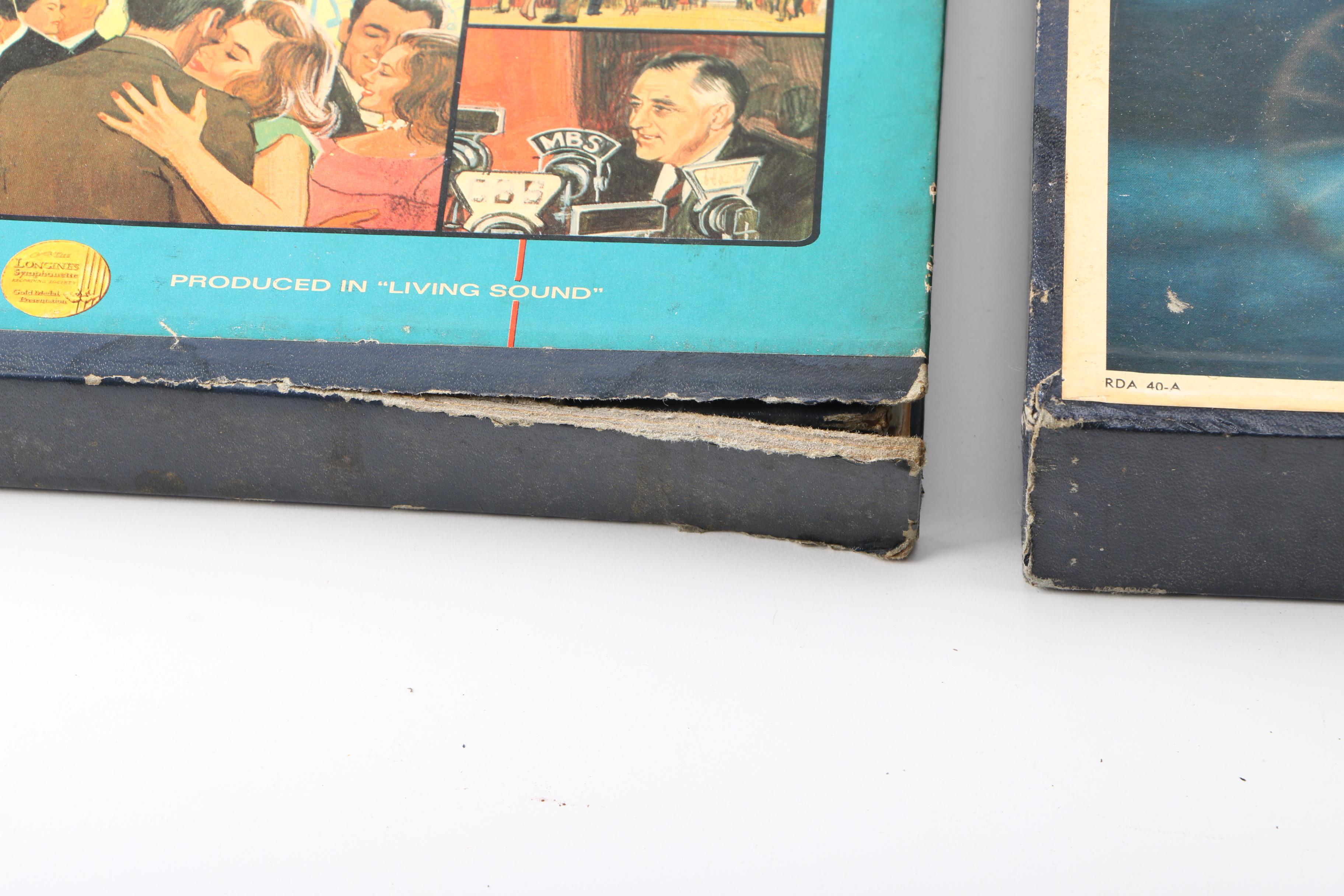 "Down Memory Lane," "Happy Days" Easy Listening LP Box Sets