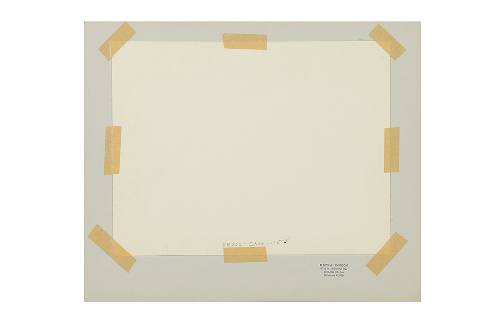 Floyd A. Johnson Watercolor Painting on Paper of Rural Landscape