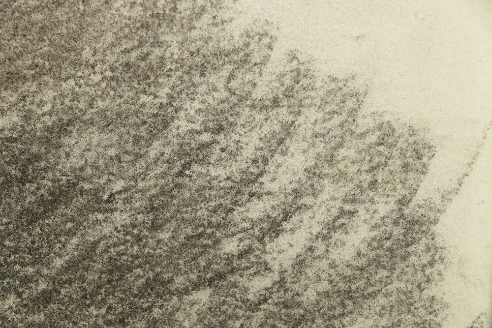 19th Century Charcoal Drawing on Paper "Pitcher"