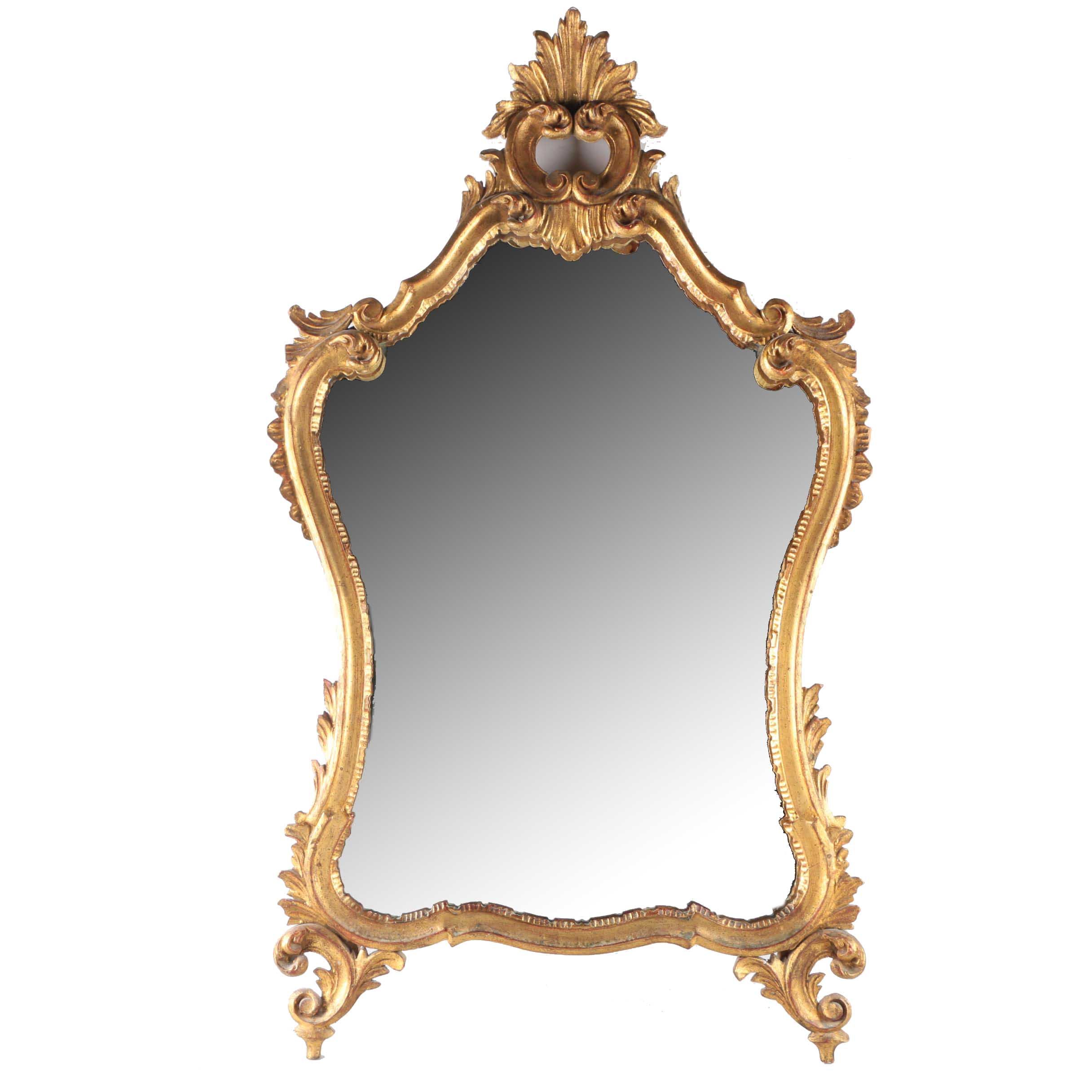Gold Tone Wall Hanging Mirror
