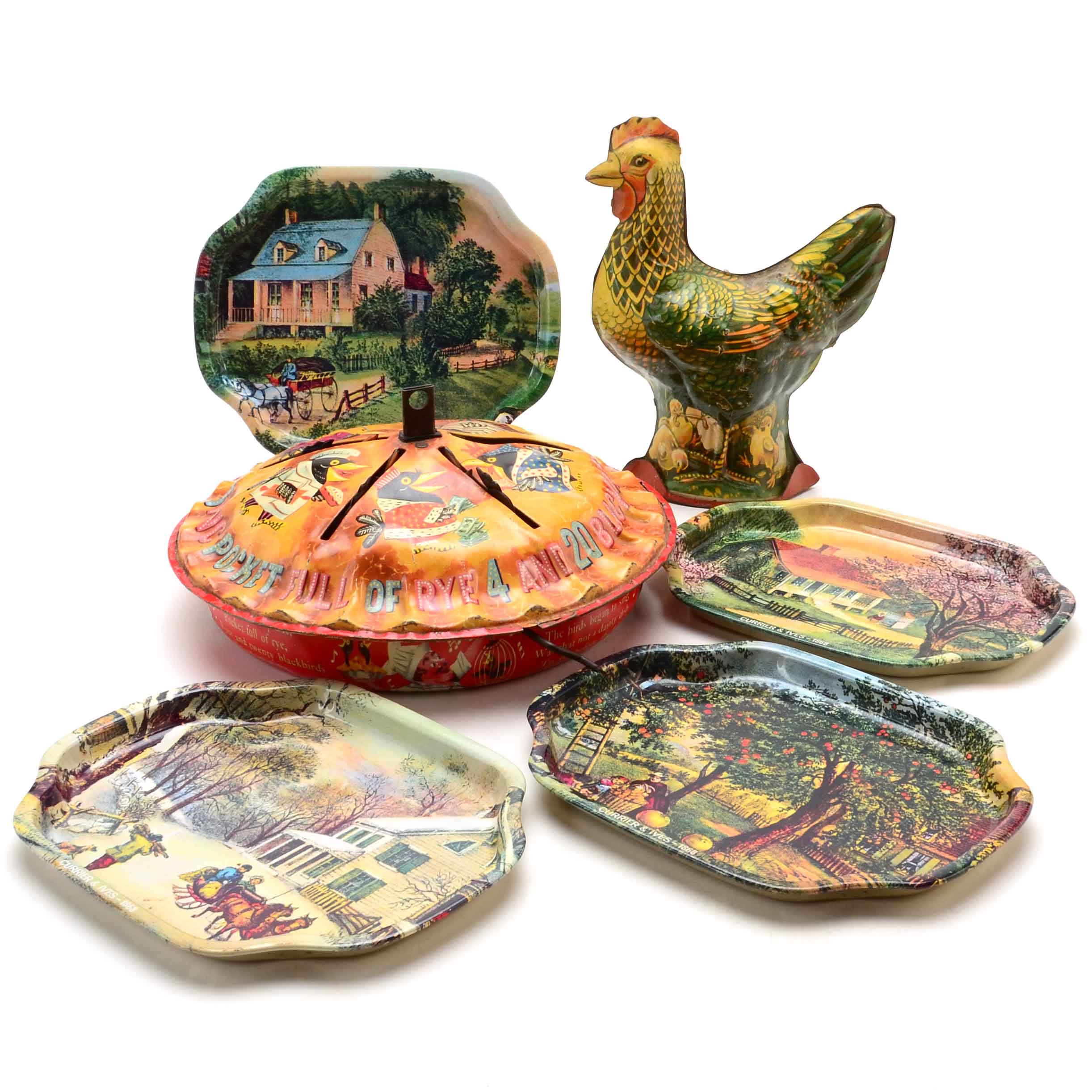 Lithography Printed Tin Toys and Trays