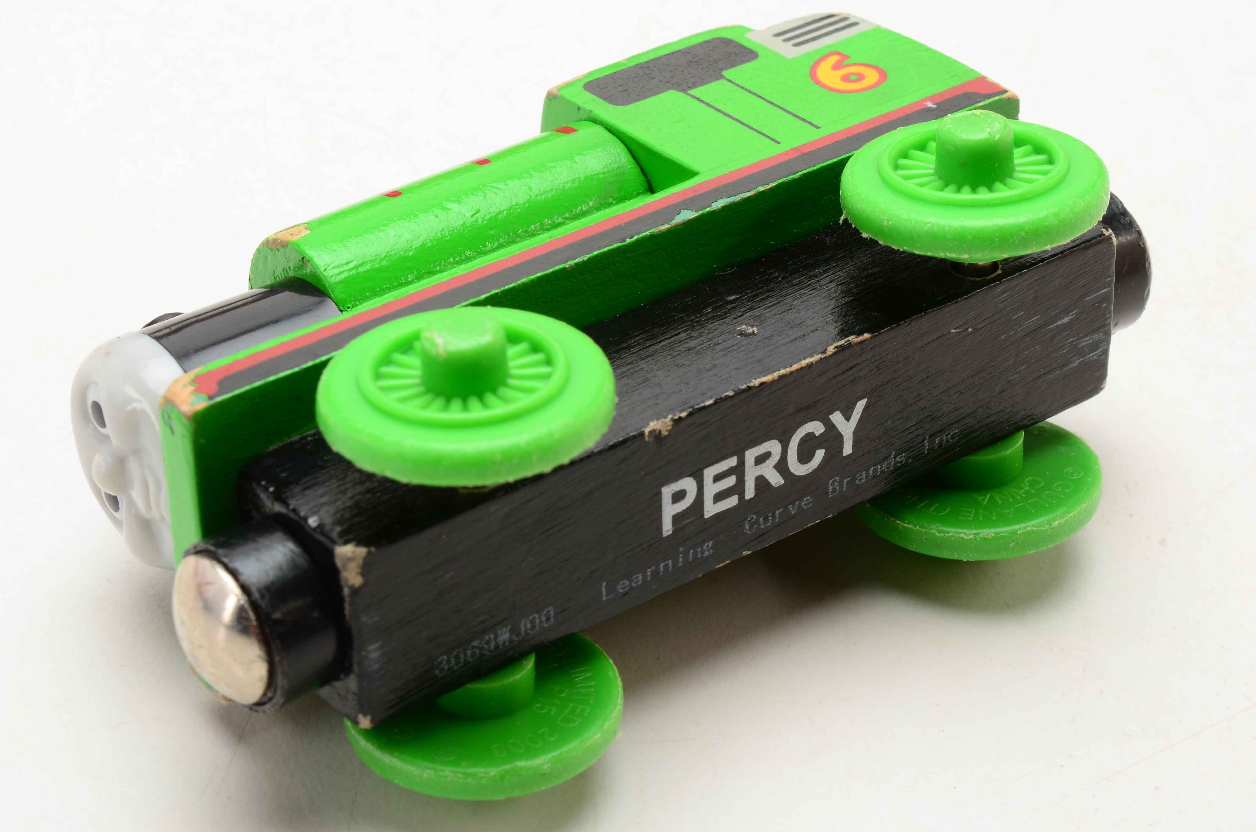 "Thomas the Train" Wooden Roundhouse and Accessories