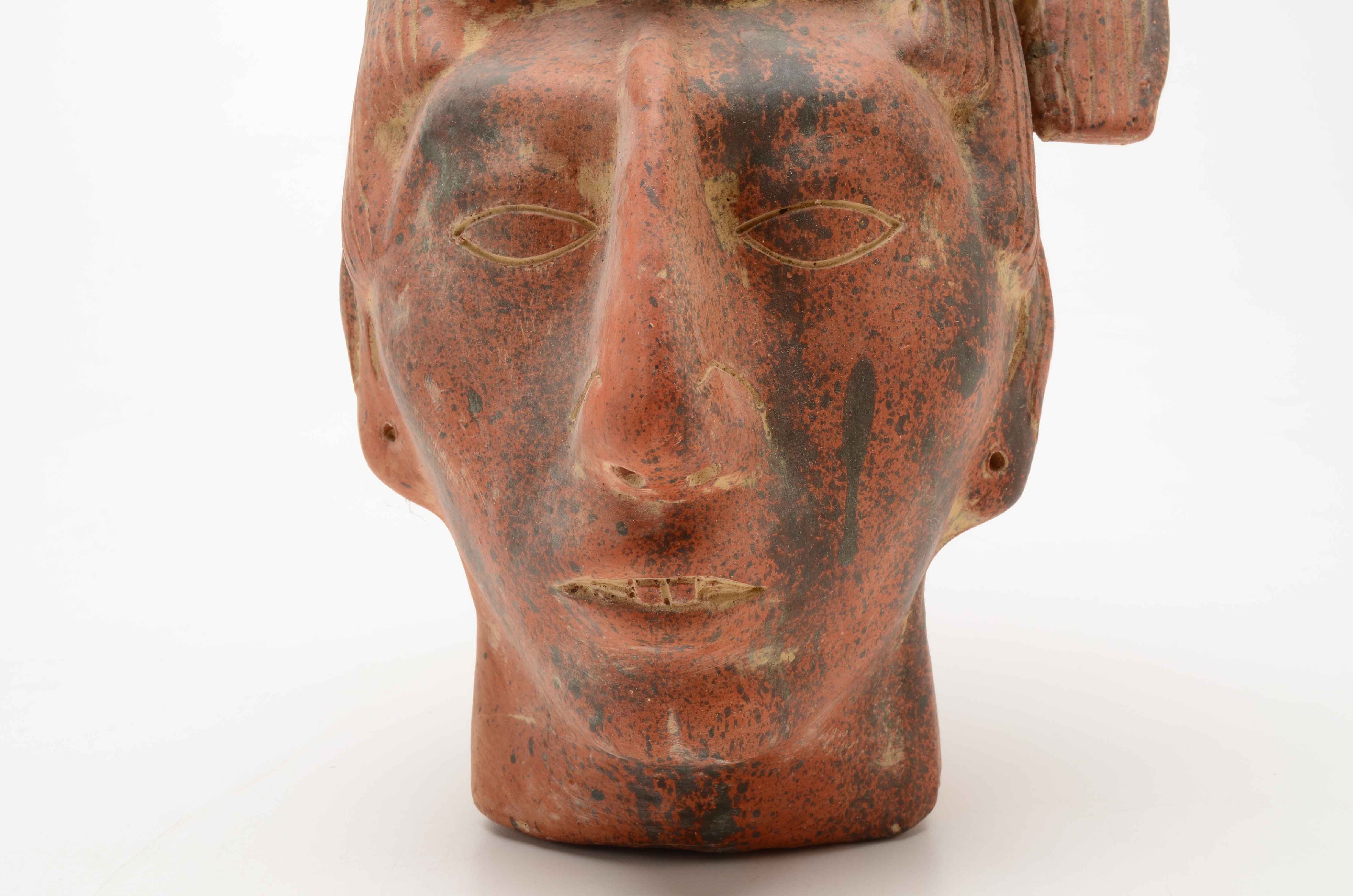 Tribal Head Sculpture
