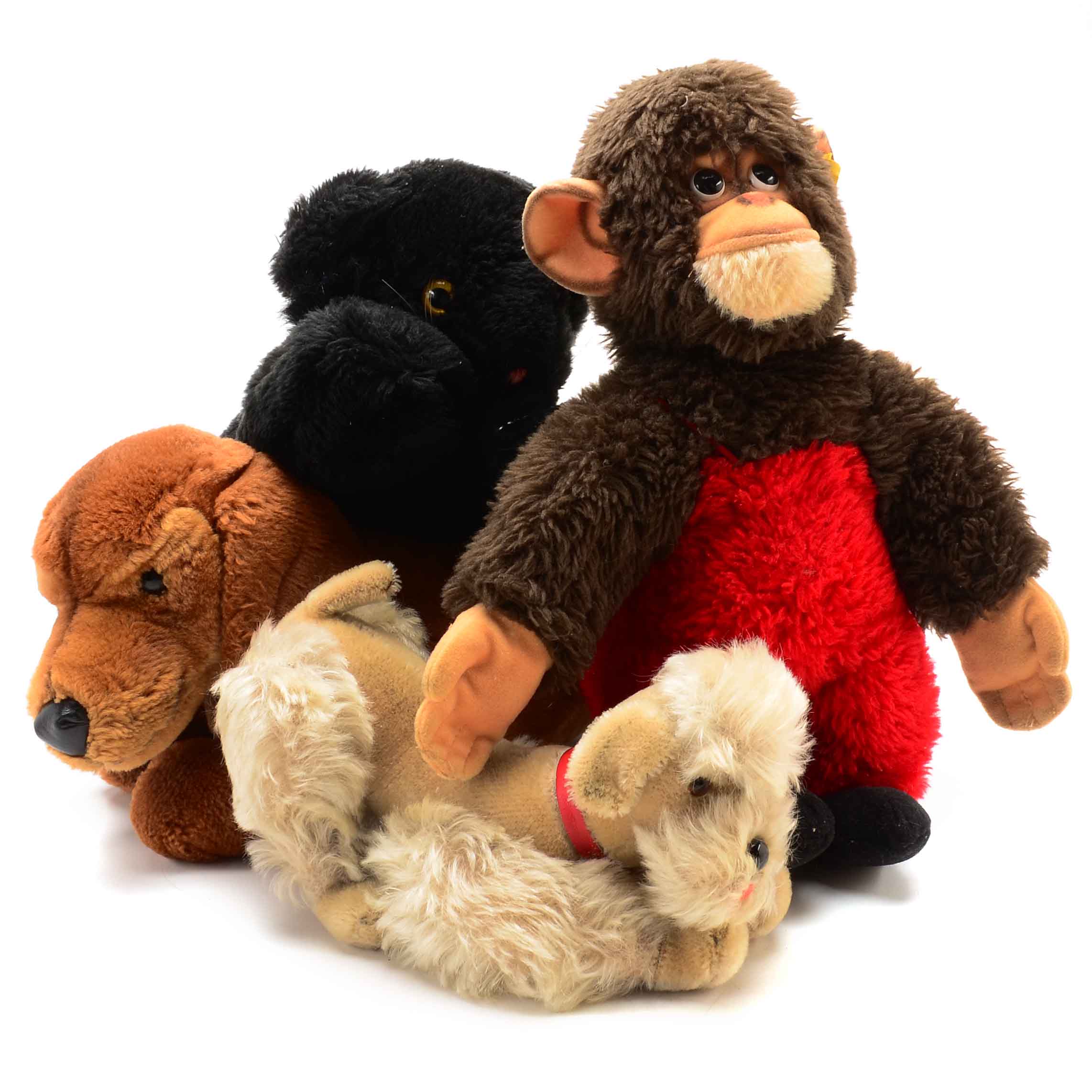 Assorted Steiff Stuffed Animals
