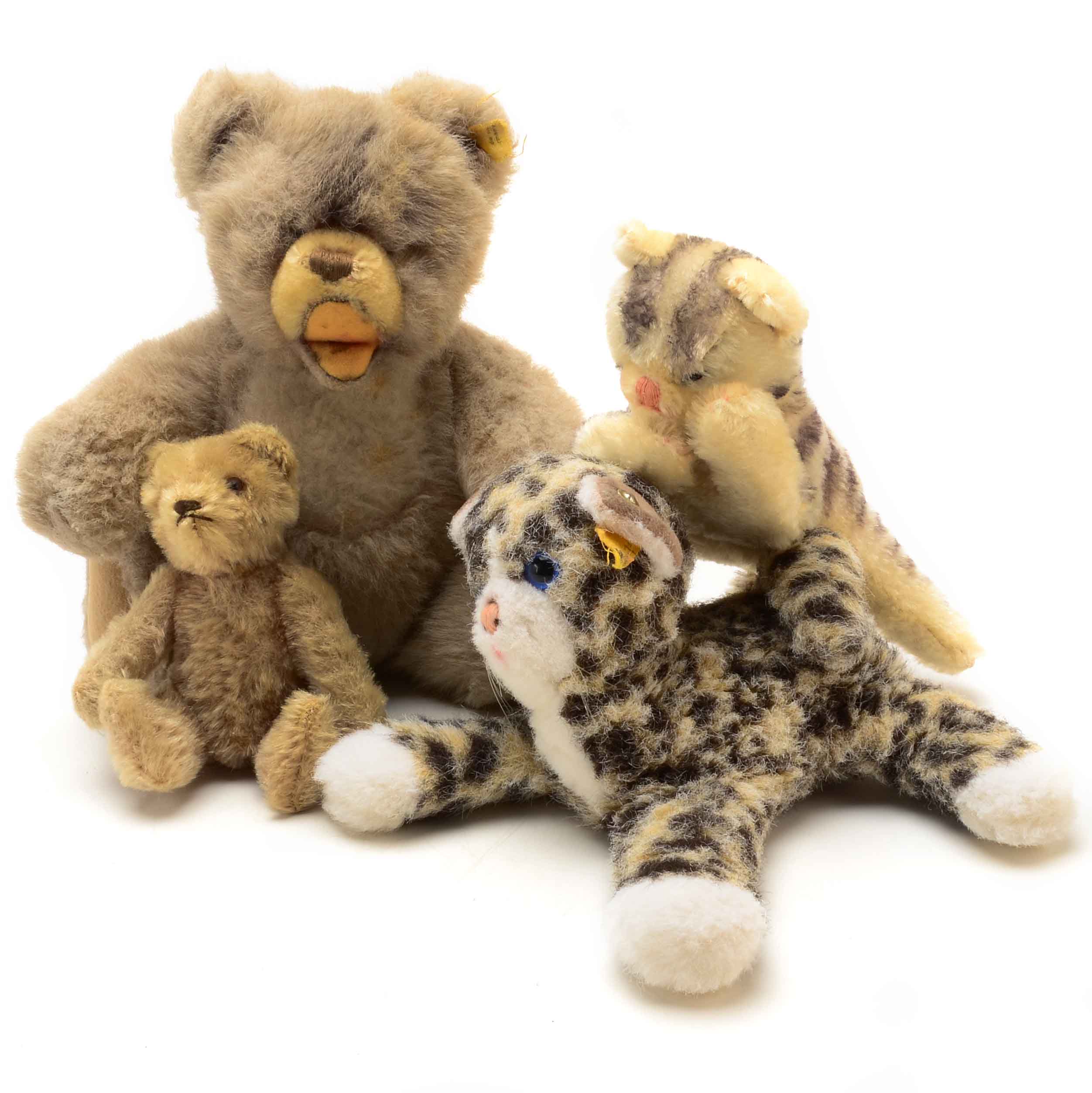 Assorted Steiff Stuffed Animals