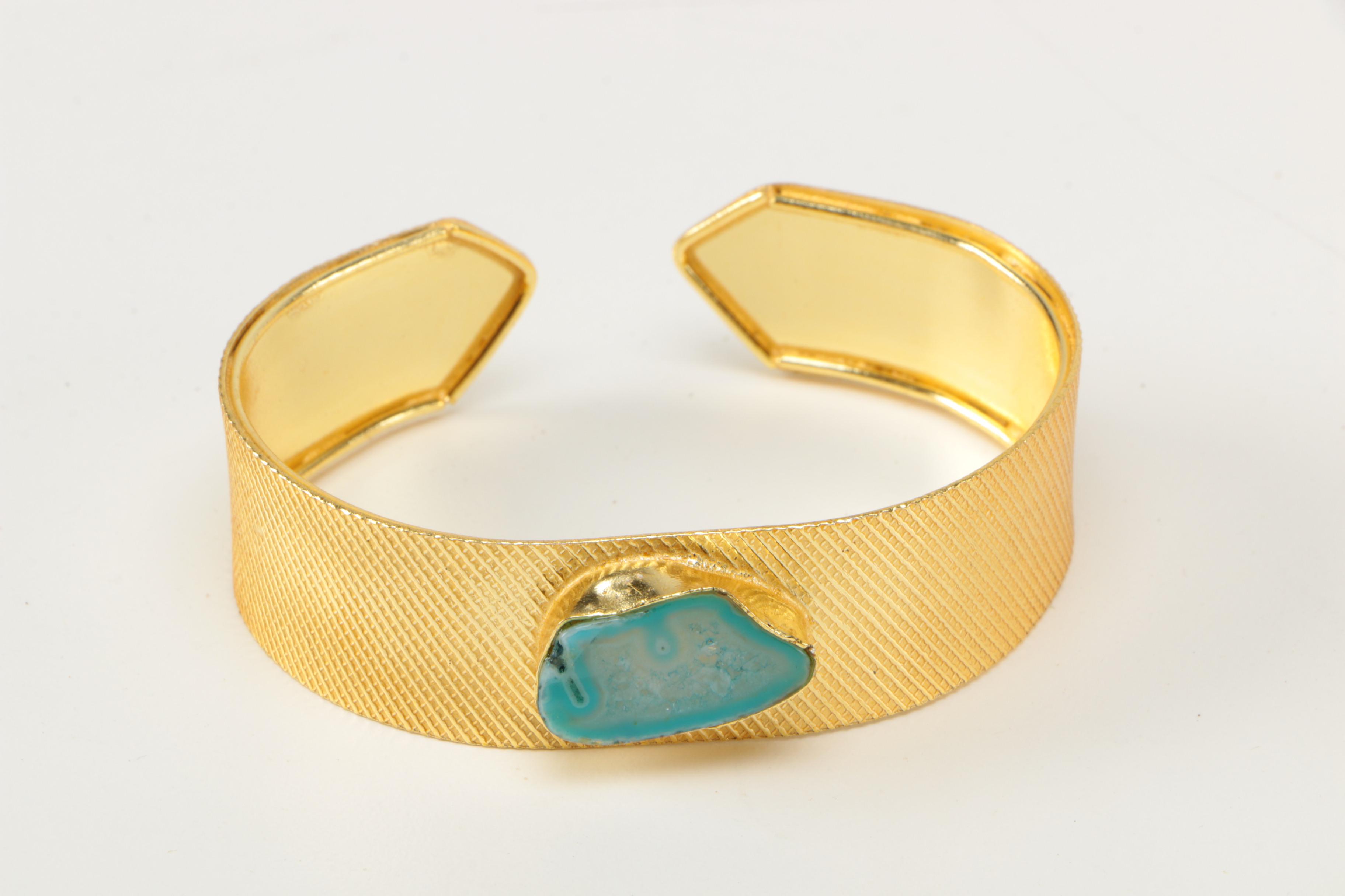 Gold Tone Accented Bracelets