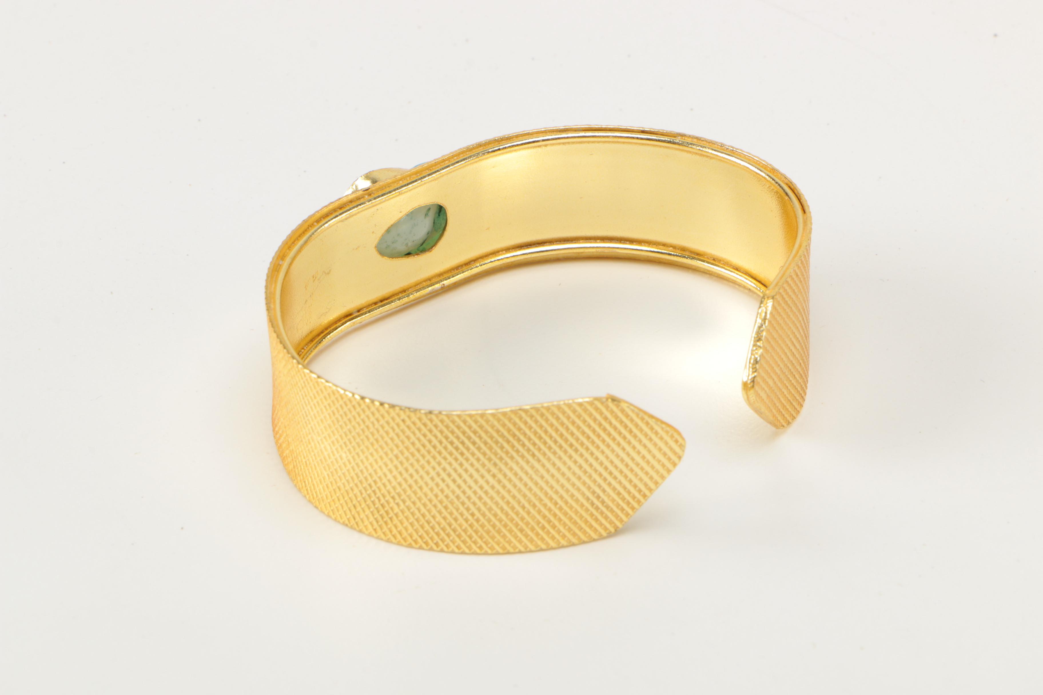 Gold Tone Accented Bracelets