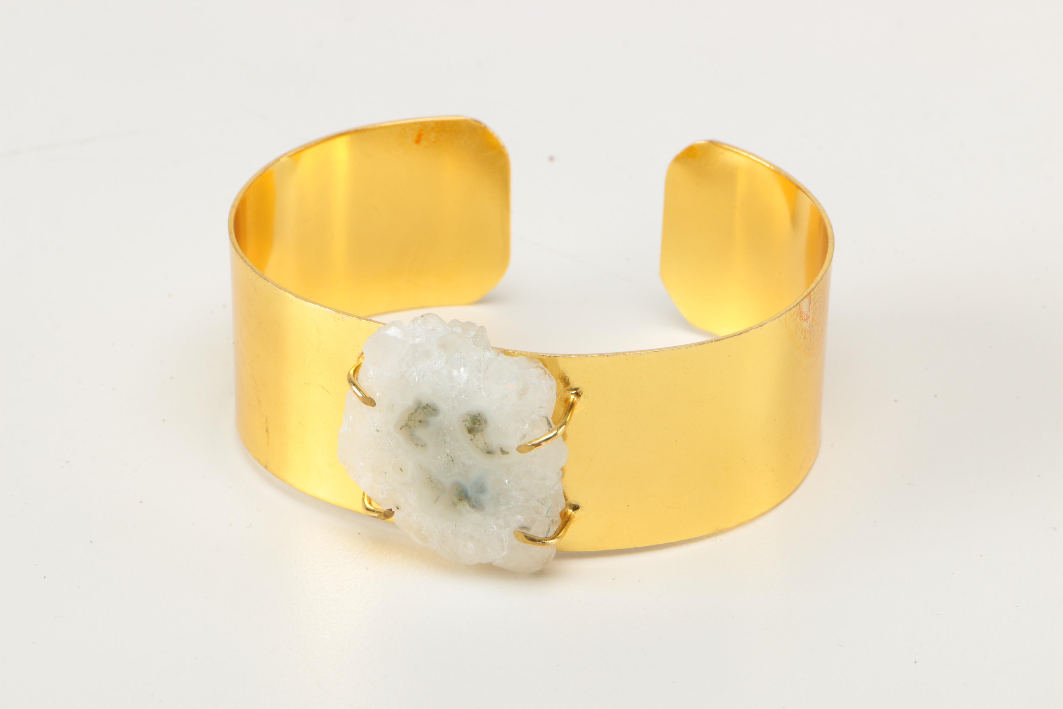 Gold Tone Accented Bracelets