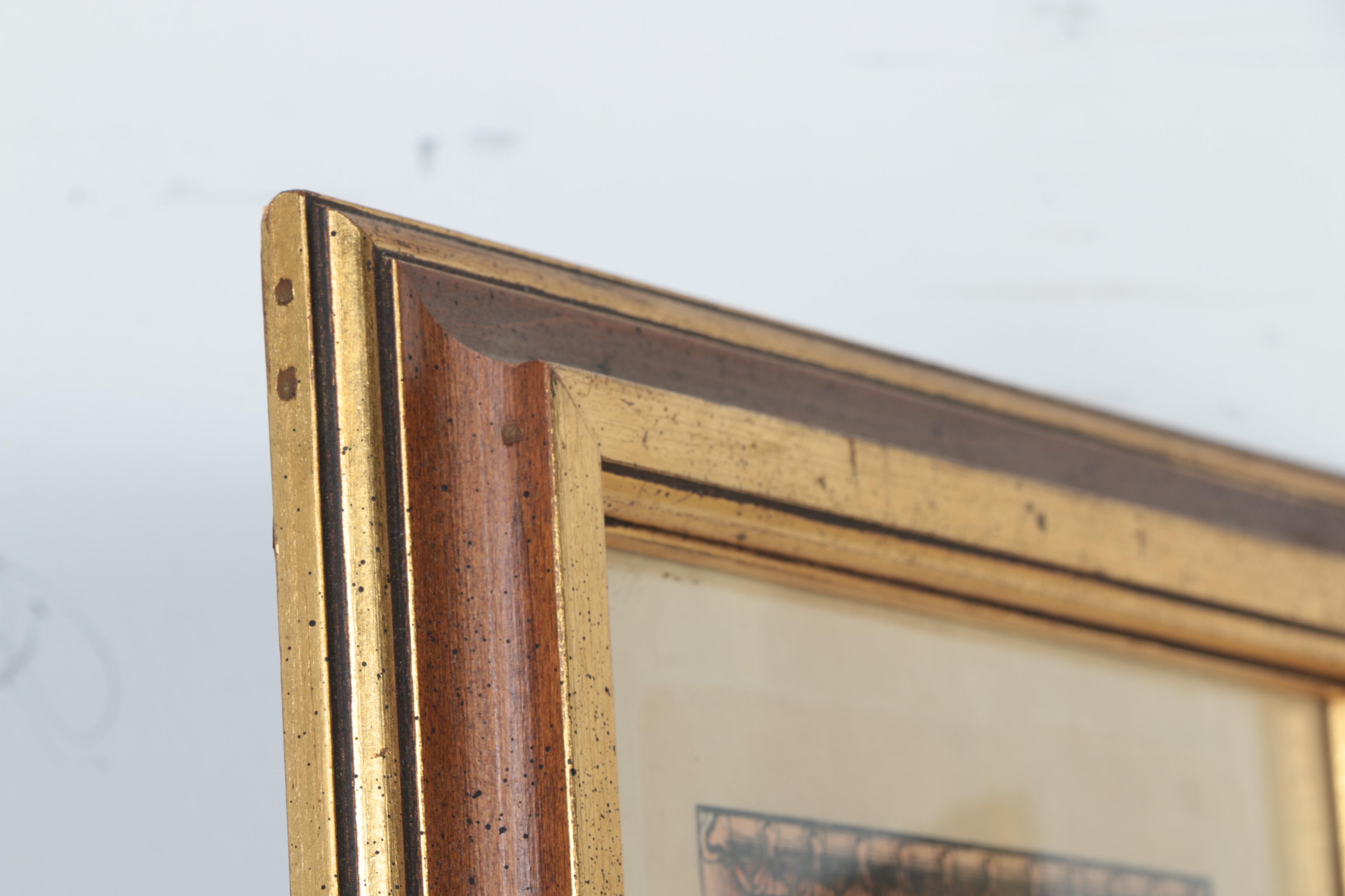 Hand-Tinted Lithographs After Raphael Loggia Frescoes