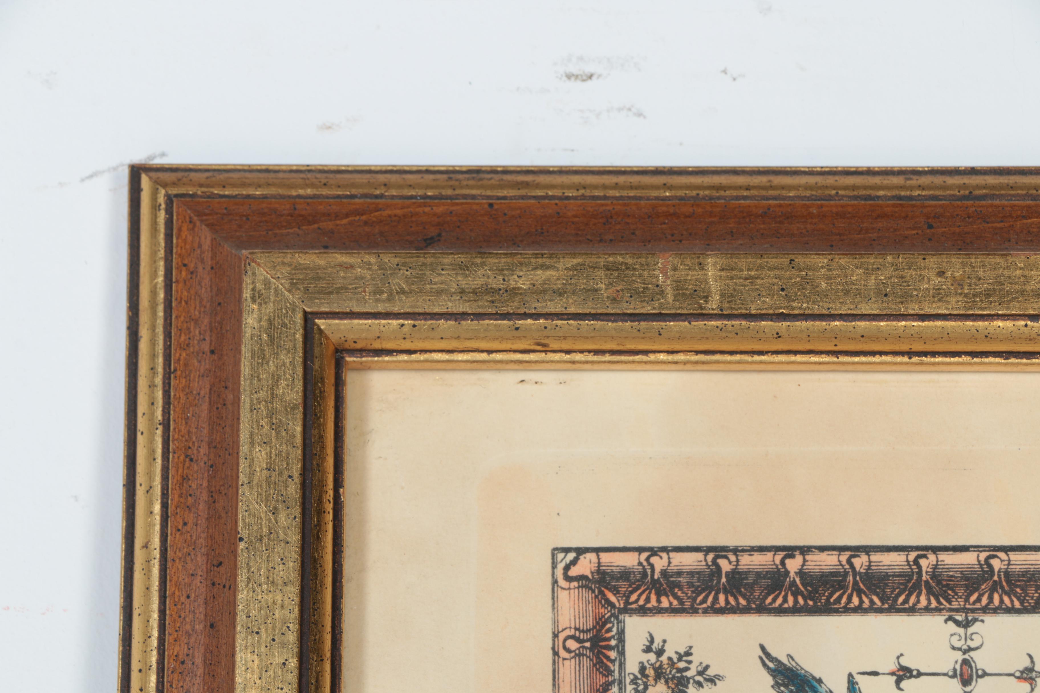 Hand-Tinted Lithographs After Raphael Loggia Frescoes