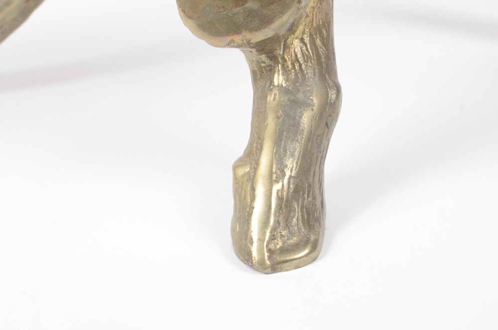 Brass Tone Eagle Sculpture