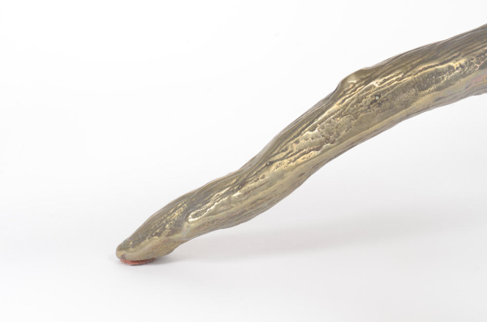 Brass Tone Eagle Sculpture