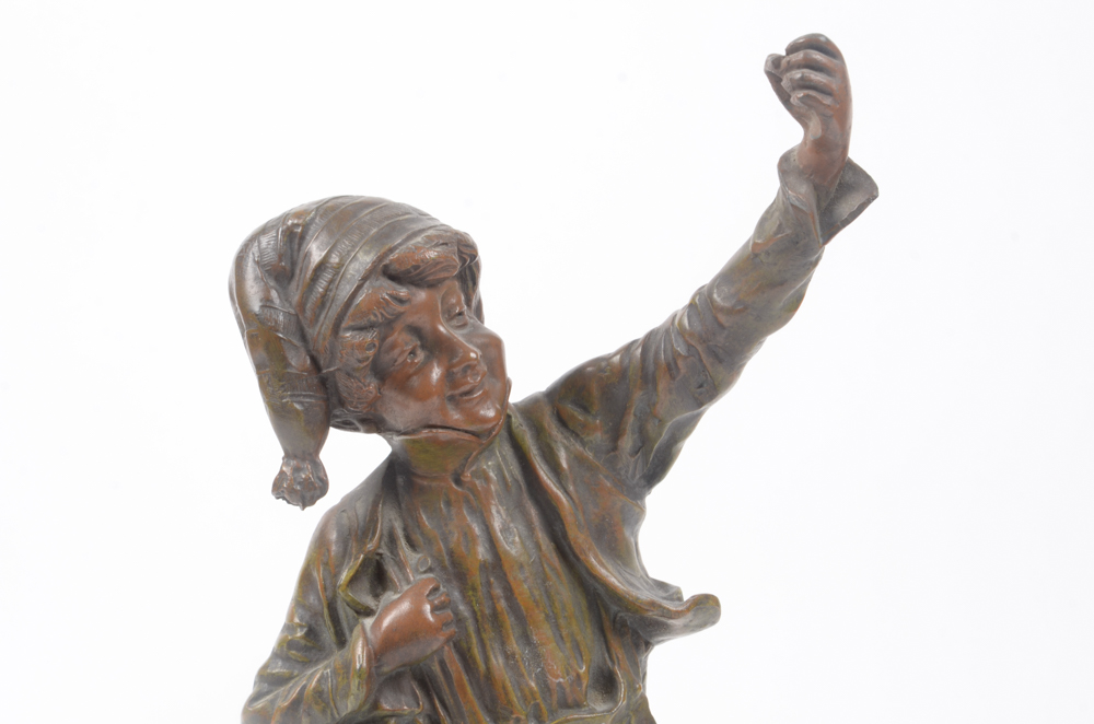 Bronze Tone Sculpture After George Maxim "Fête au Village"