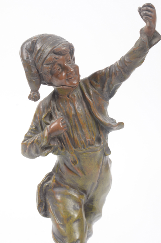Bronze Tone Sculpture After George Maxim "Fête au Village"