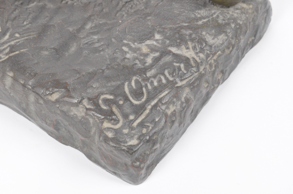 Bronze Tone Sculpture After George Maxim "Fête au Village"