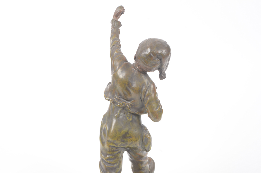 Bronze Tone Sculpture After George Maxim "Fête au Village"