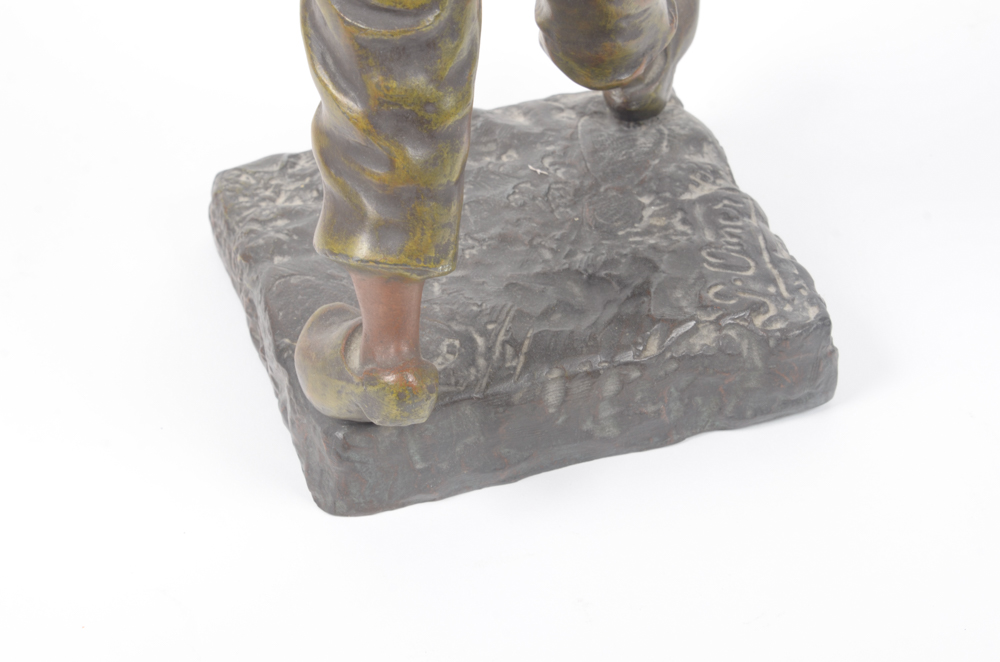 Bronze Tone Sculpture After George Maxim "Fête au Village"