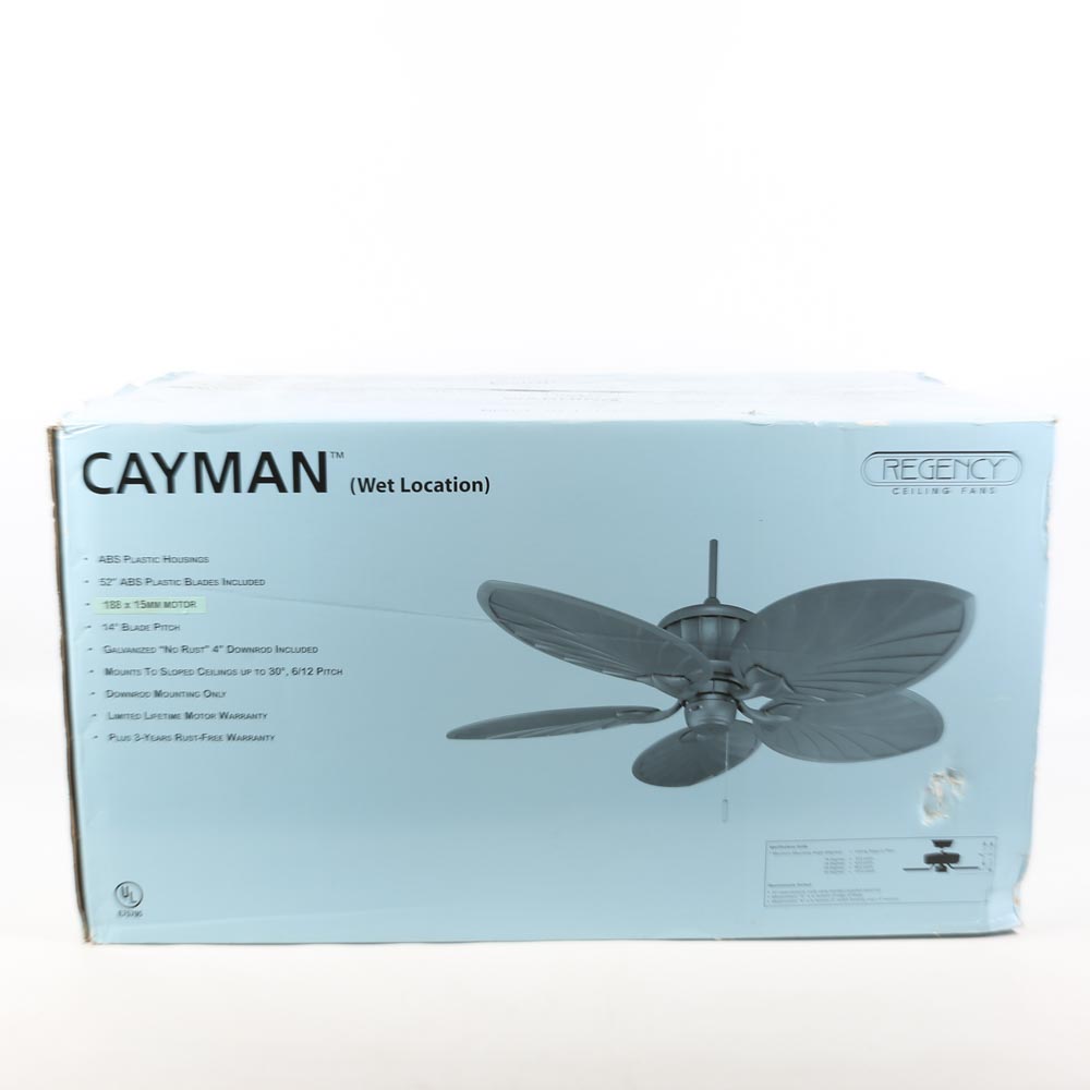 Regency "Cayman" Wet Location Ceiling Fan