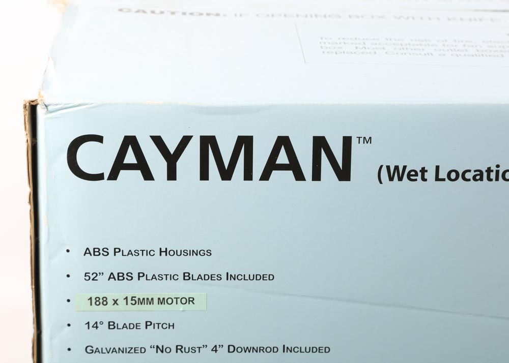 Regency "Cayman" Wet Location Ceiling Fan