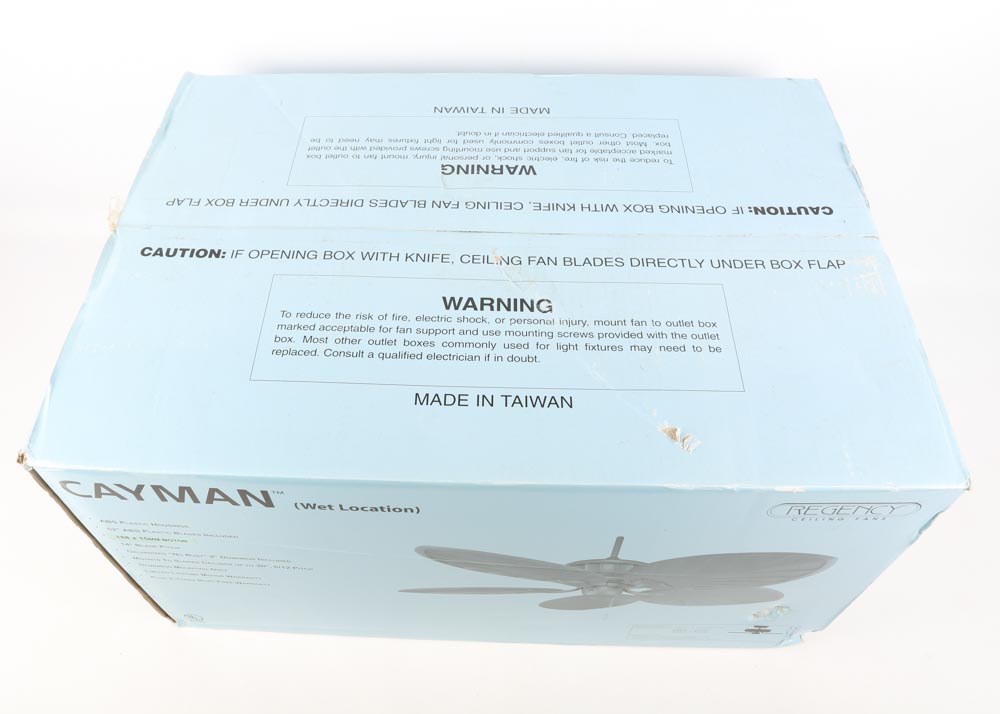 Regency "Cayman" Wet Location Ceiling Fan