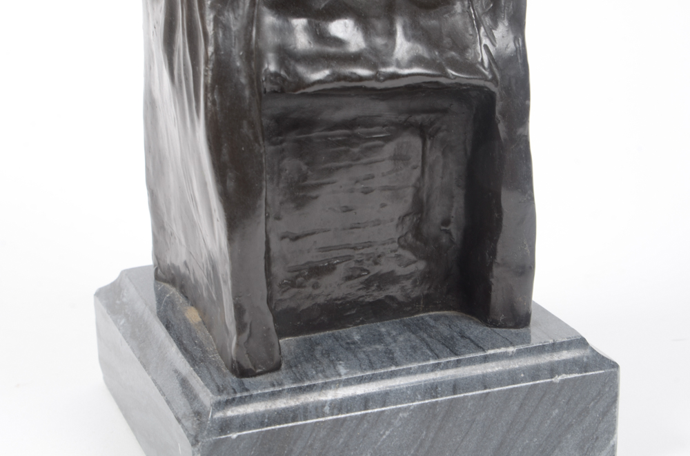 Reproduction Bronze Bust After Frederic Remington "The Savage"