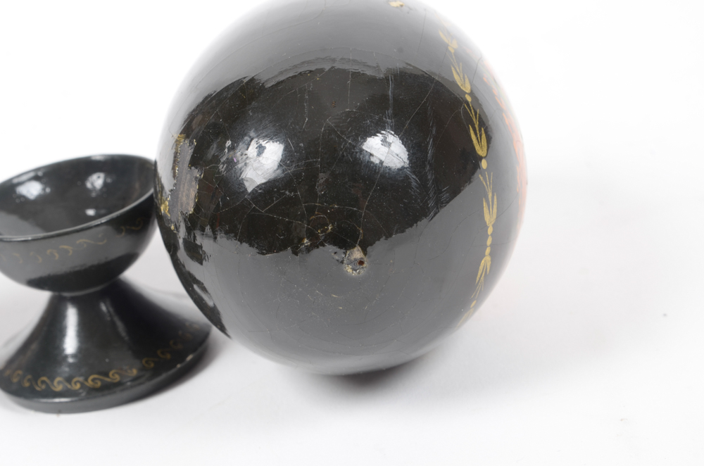 Group of Russian Decorated and Lacquered Eggs