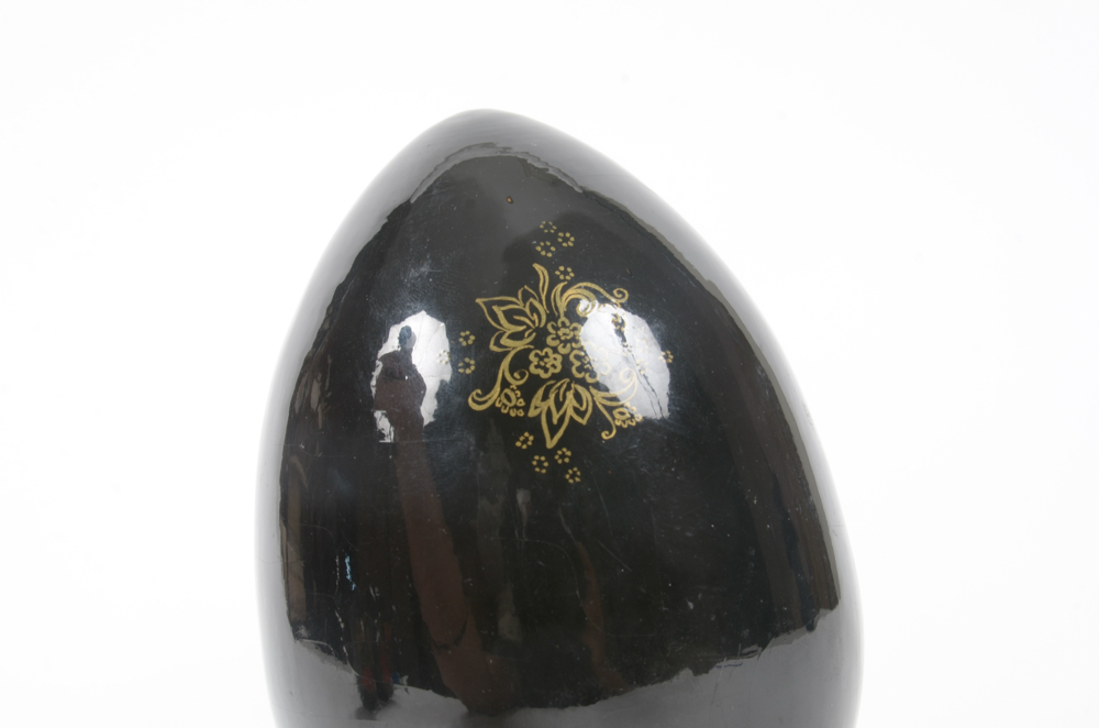 Group of Russian Decorated and Lacquered Eggs