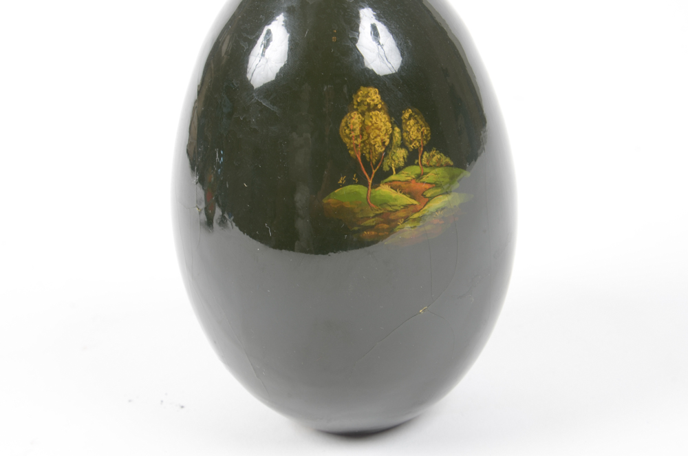 Group of Russian Decorated and Lacquered Eggs