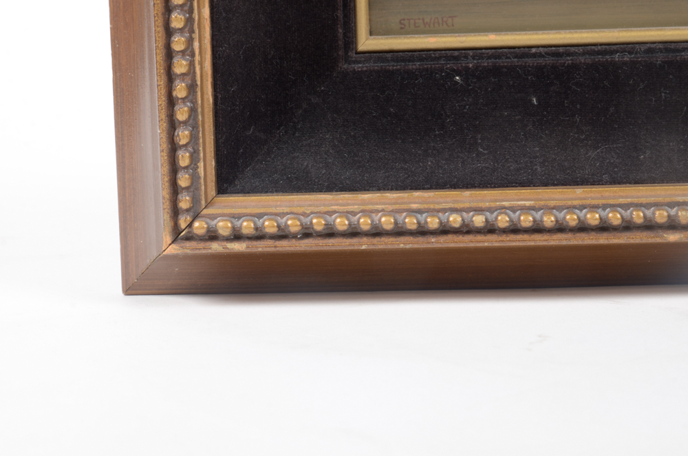 John Stewart Oil Paintings on Panel Still Lifes