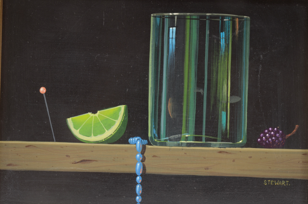 John Stewart Oil Paintings on Panel Still Lifes
