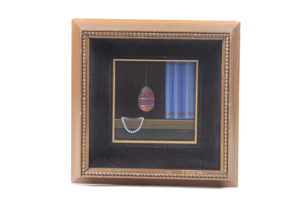 John Stewart Oil Paintings on Panel Still Lifes