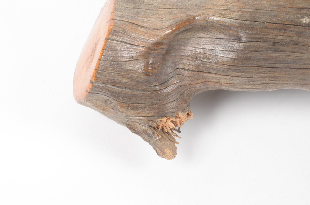 Hand-Carved Animal Antler Eagle With Bear Cubs