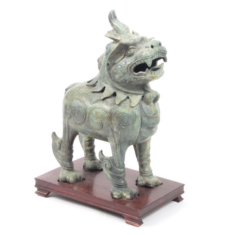 Chinese Figural Metal Censer