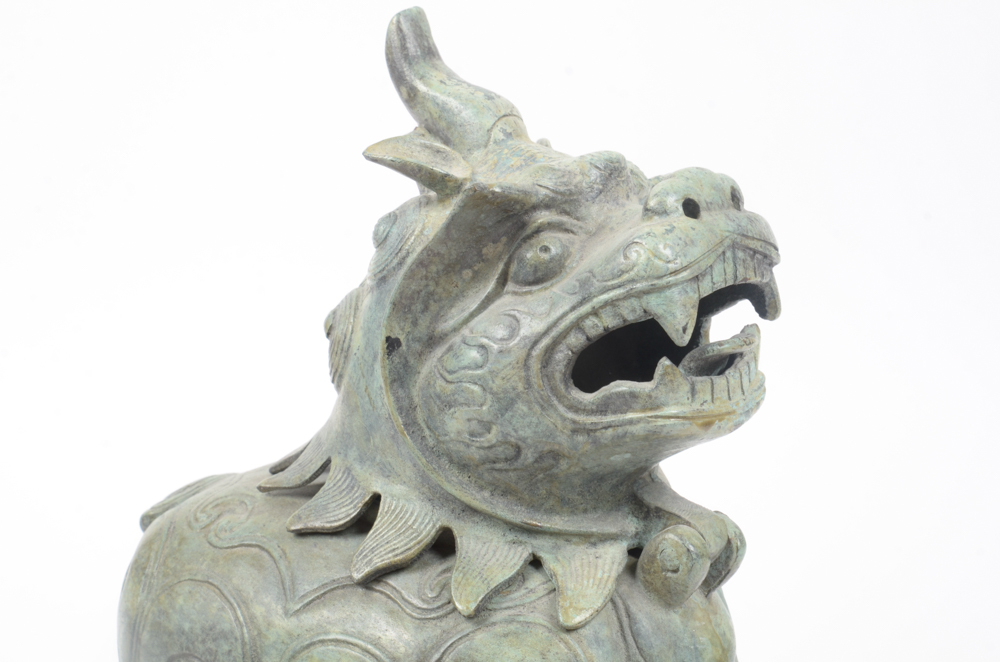 Chinese Figural Metal Censer