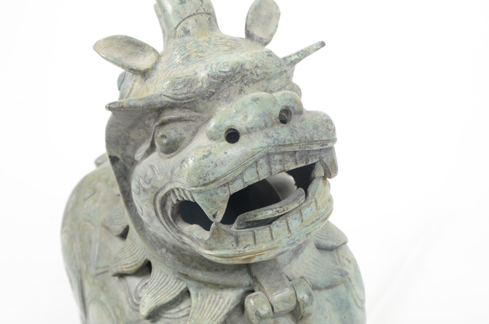 Chinese Figural Metal Censer