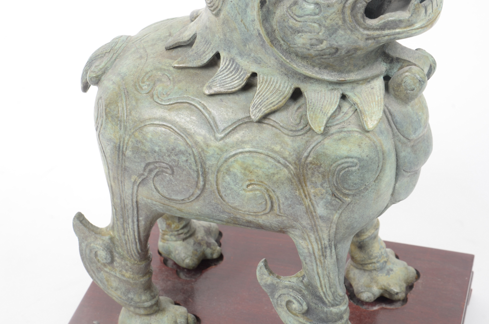 Chinese Figural Metal Censer