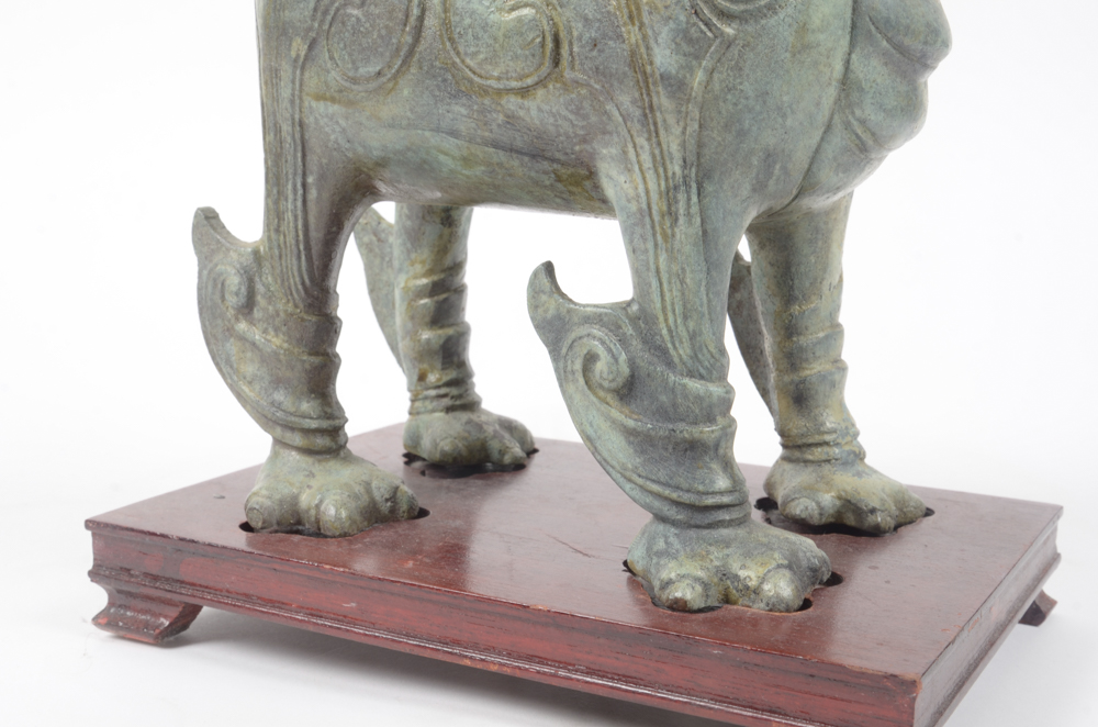 Chinese Figural Metal Censer
