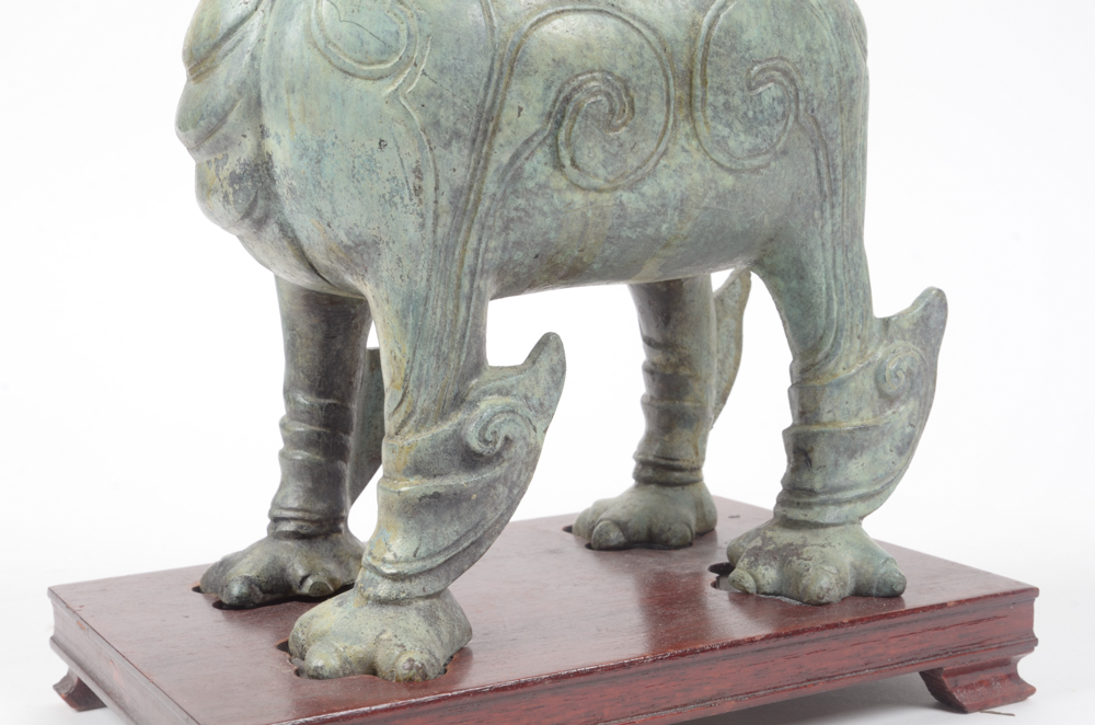 Chinese Figural Metal Censer