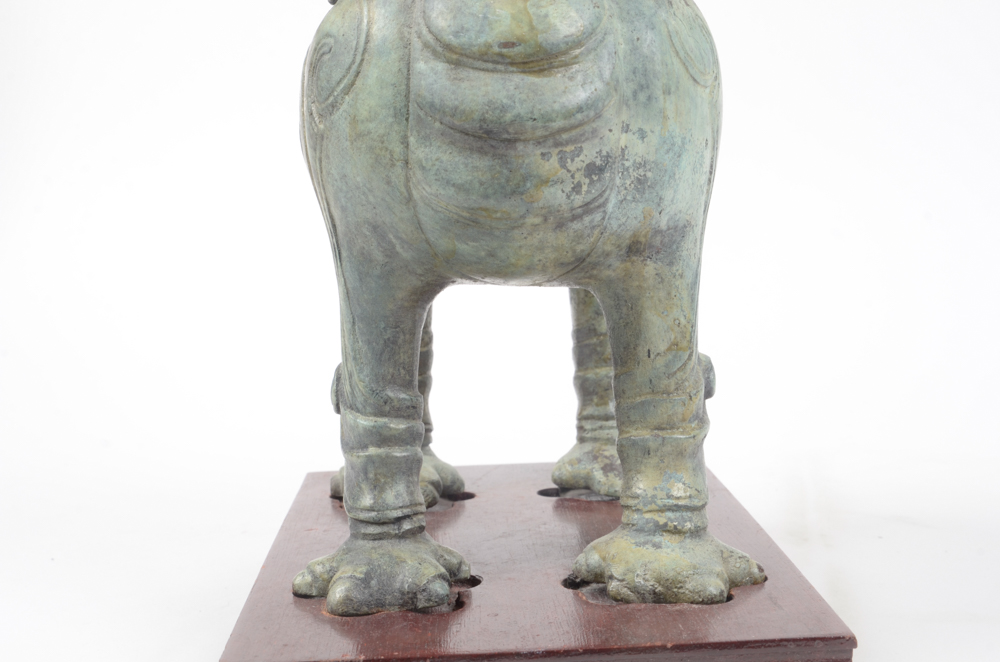 Chinese Figural Metal Censer