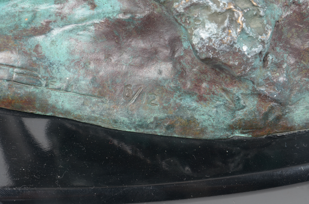 Bronze Dolphin Sculpture