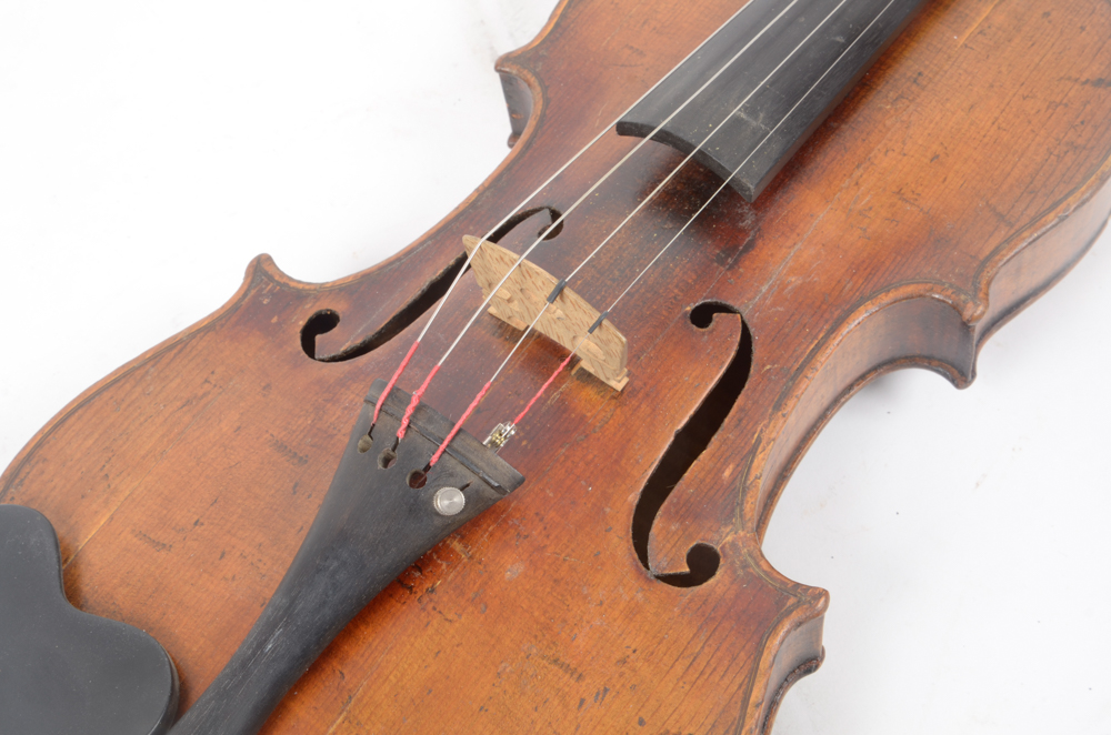 Vintage Violin, Bow and Case
