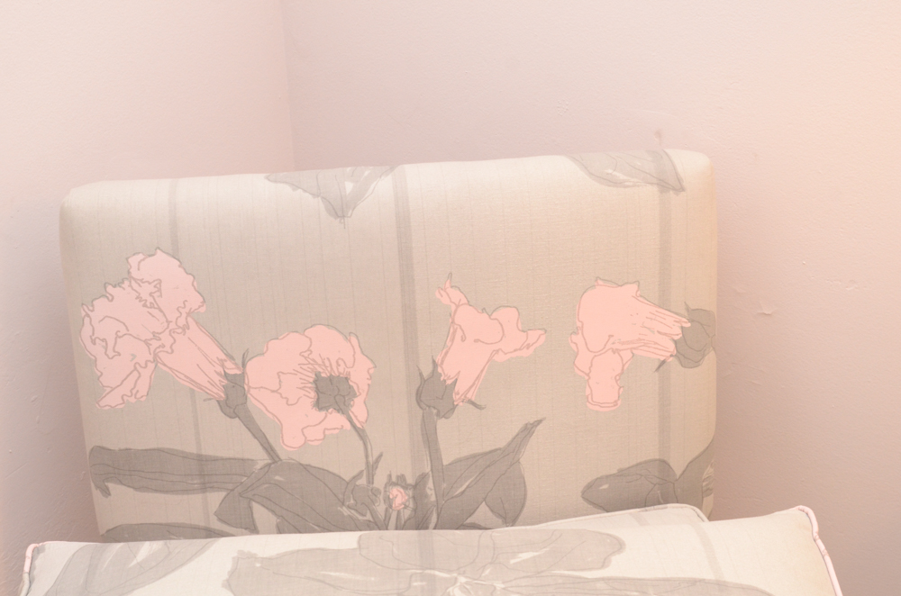 Upholstered Armless Chair by Swaim Originals, Circa 1980s