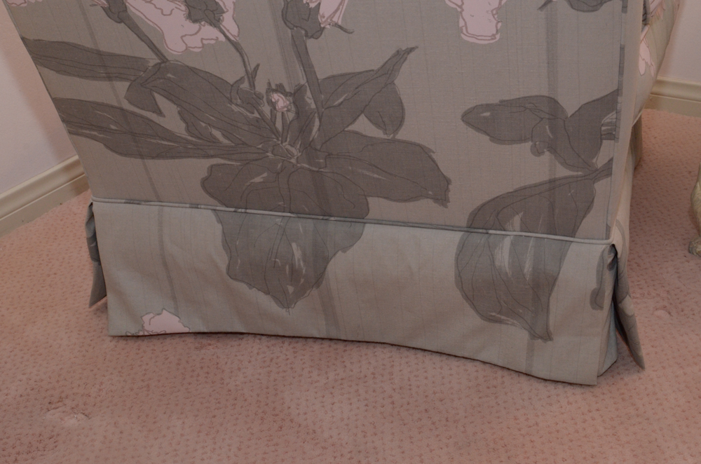 Upholstered Armless Chair by Swaim Originals, Circa 1980s