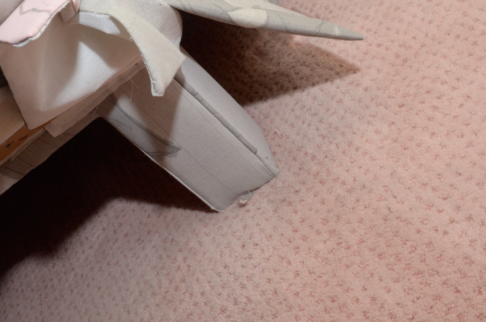 Upholstered Armless Chair by Swaim Originals, Circa 1980s