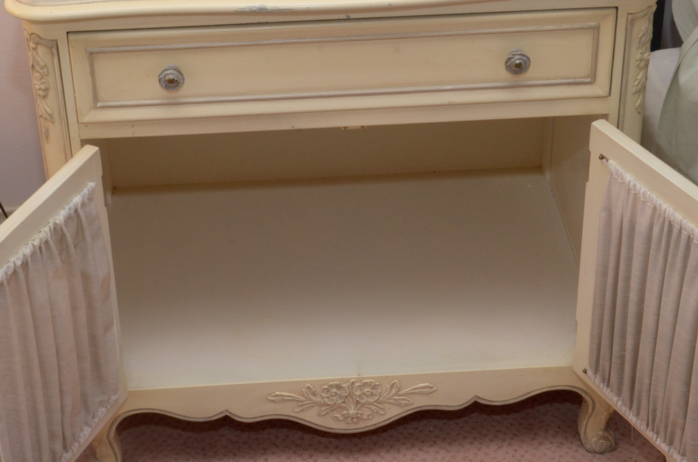 Kindel French Provincial Style Nightstands