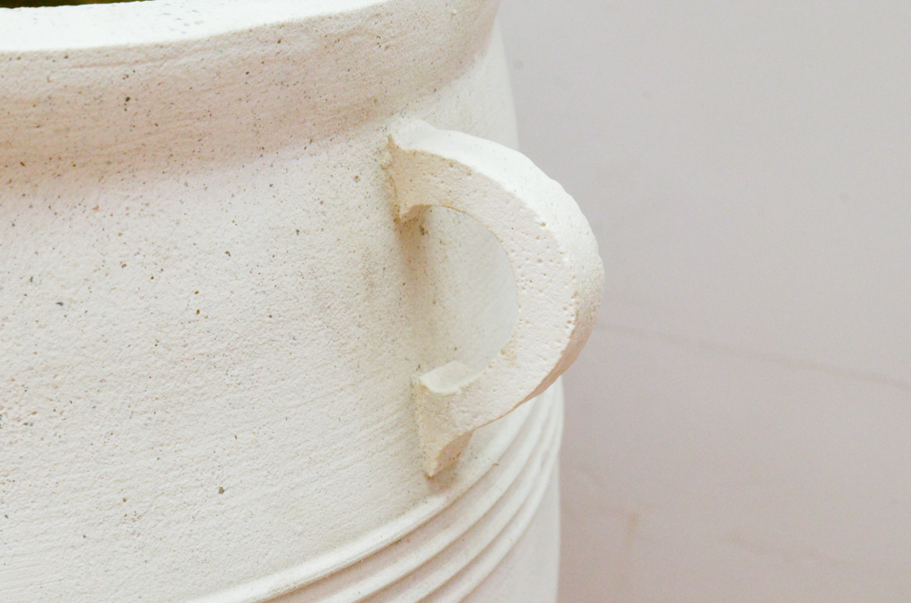 Oversize Indoor Faux Bamboo Tree in Ceramic Planter