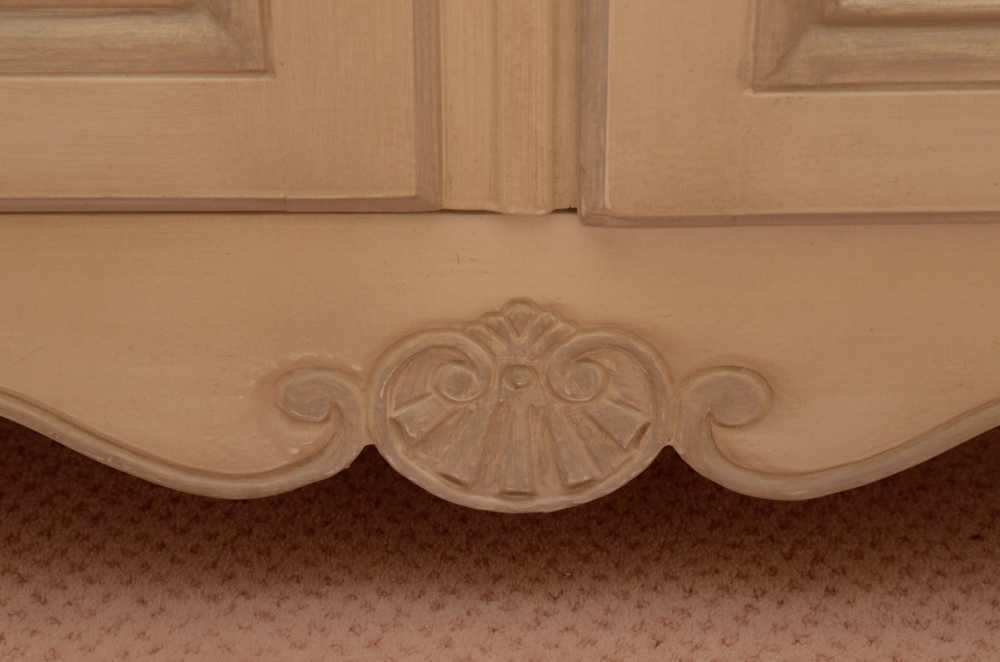 French Provincial Style Entertainment Cabinet