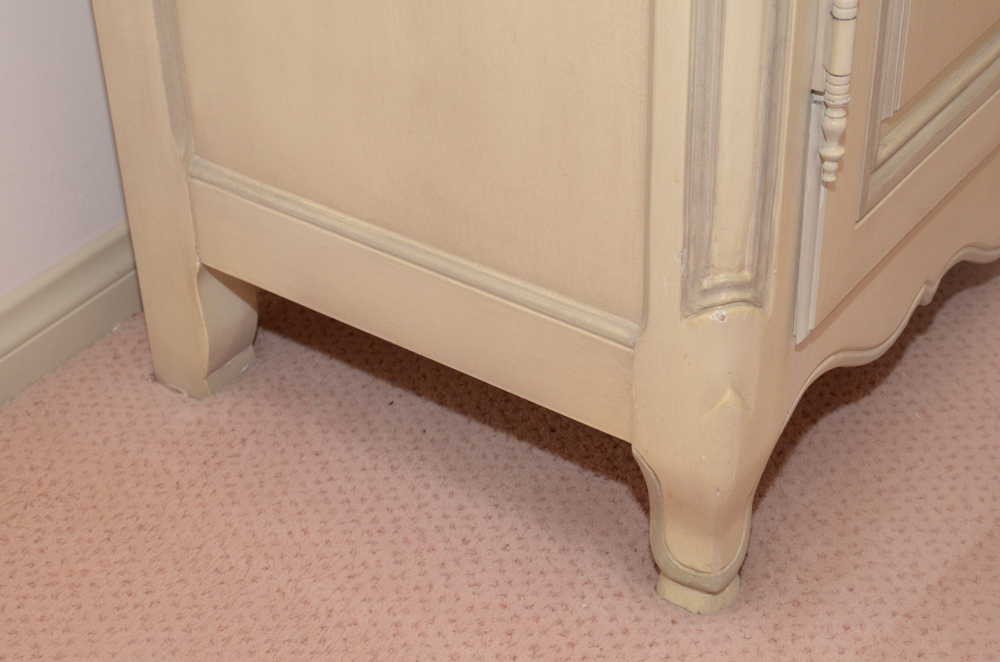 French Provincial Style Entertainment Cabinet